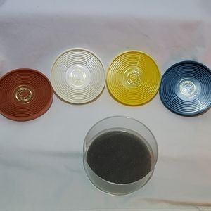 Honeywell Coasters, Vintage Plastic